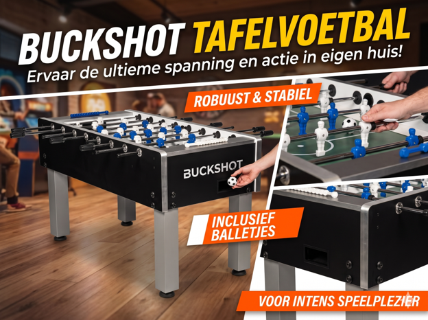 Tafelvoetbaltafel met telescopische stangen: voordelen en aandachtspunten