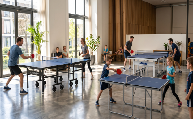 Welke tafeltennistafel is geschikt voor intensief dagelijks gebruik?