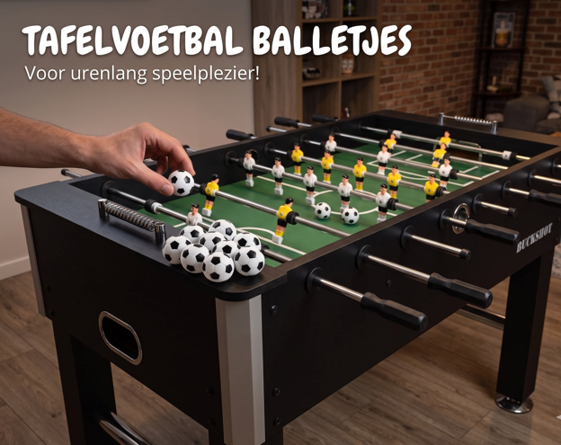 Kurk of kunststof voetbaltafelballen: welke bal speelt het prettigst?