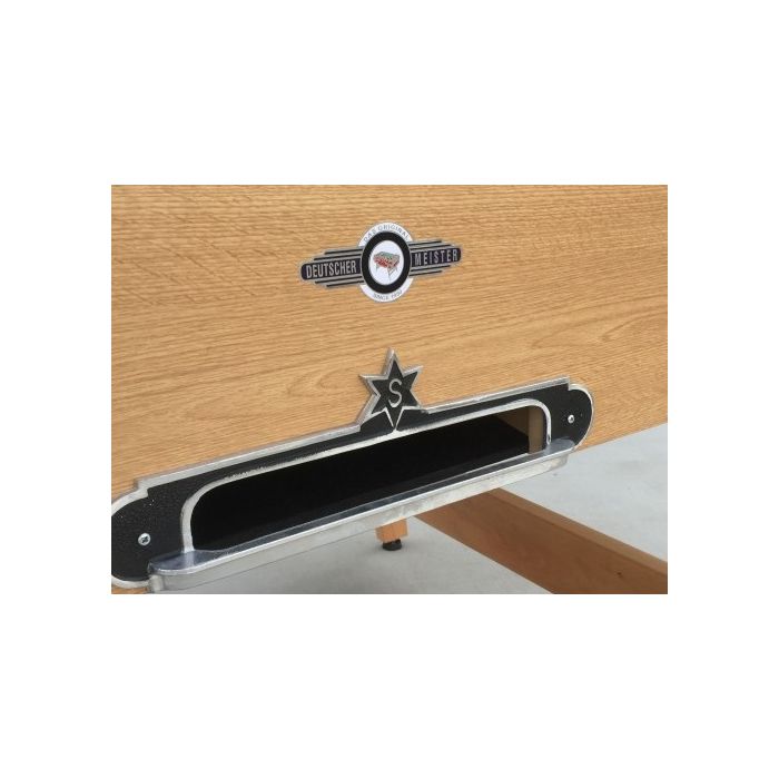 Deutscher Meister Kickertisch Luxeline Eiche