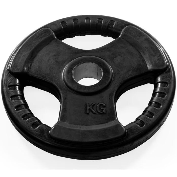 Dione Weight plate 1.25kg - 50mm - Rubber Tri-Grip - Olympic