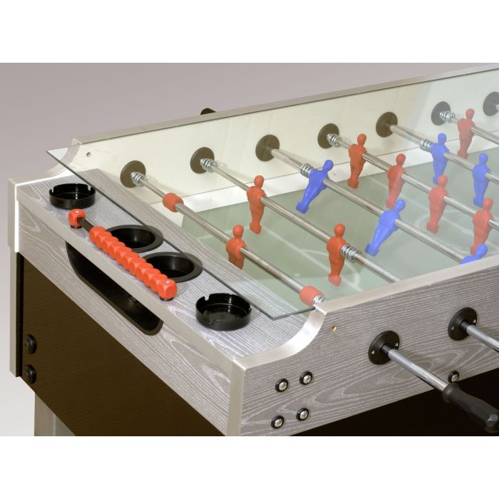 Futbolín Garlando Olympic Silver que funciona con monedas