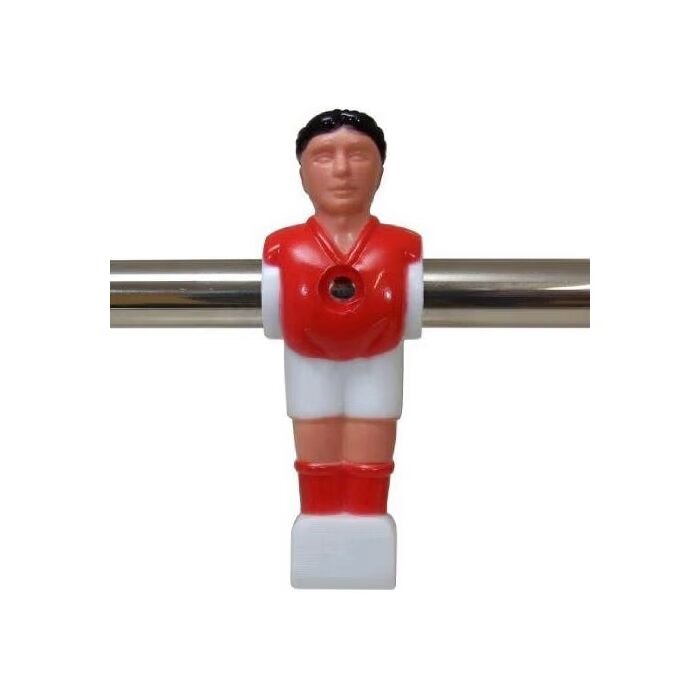 Muñeco de futbolín rojo
