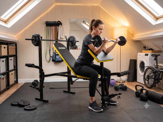 Wat betekenen lat pulldown, low row en chest press bij een krachtstation?