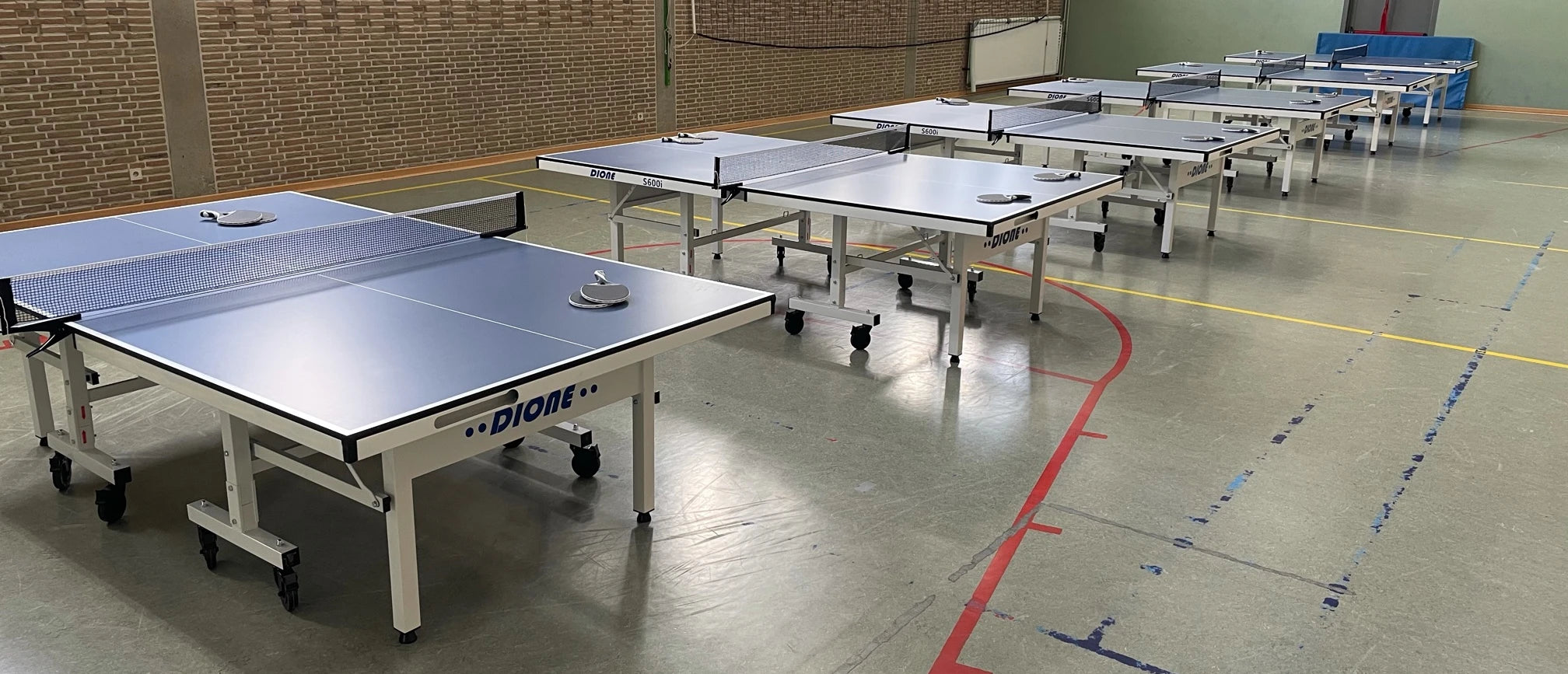 Op deze pagina ziet u alle inklapbare tafeltennistafels