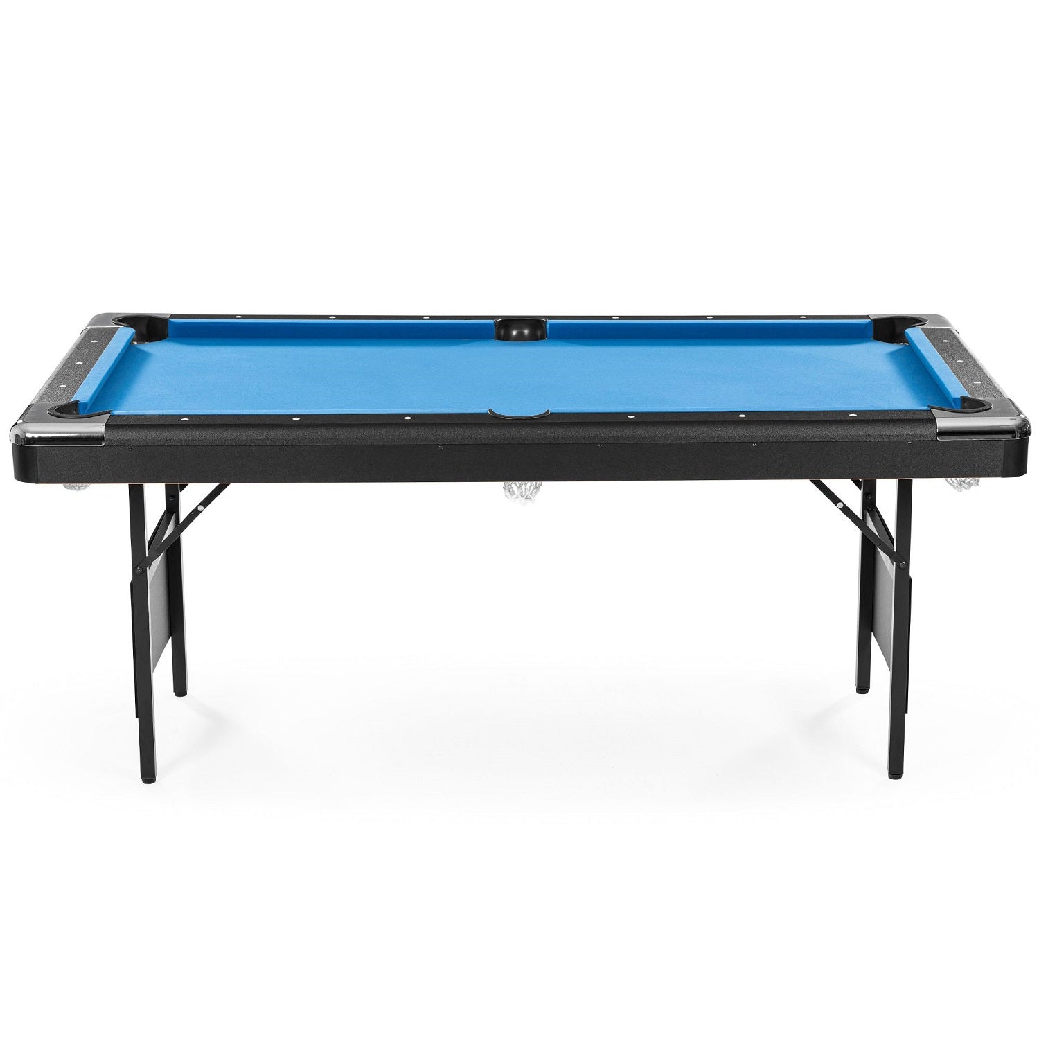 BuckShot Pooltafel Atlanta 6ft - Inklapbare poten - Blauw