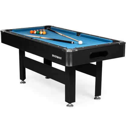 BuckShot Pooltafel Winner 6 ft Zwart