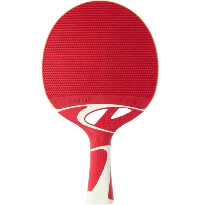 Cornilleau tafeltennis bat Tacteo 50 Fiber red rood