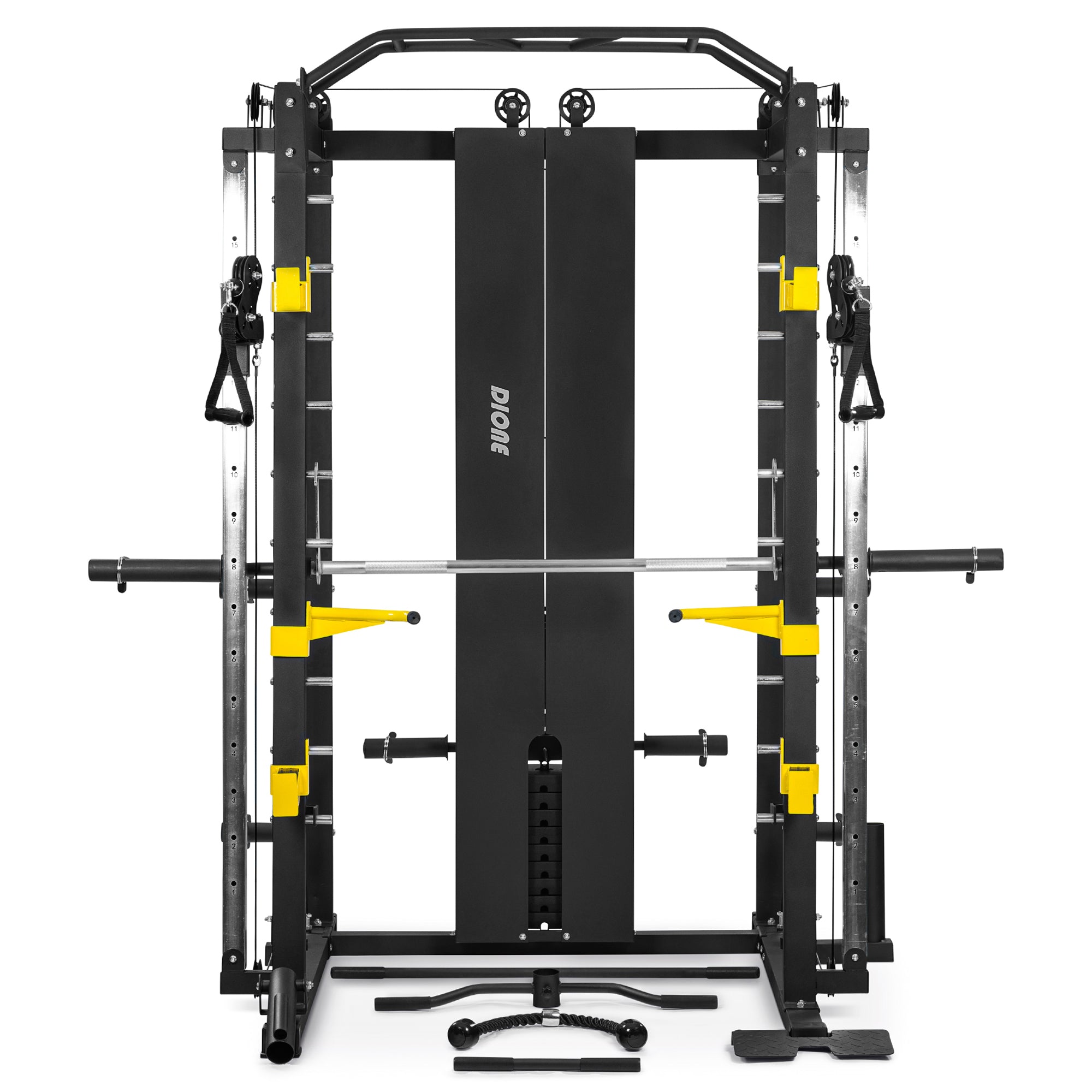 Dione S2 Smith Machine Cable Cross - 50kg Gewichten - Uitbreidbaar