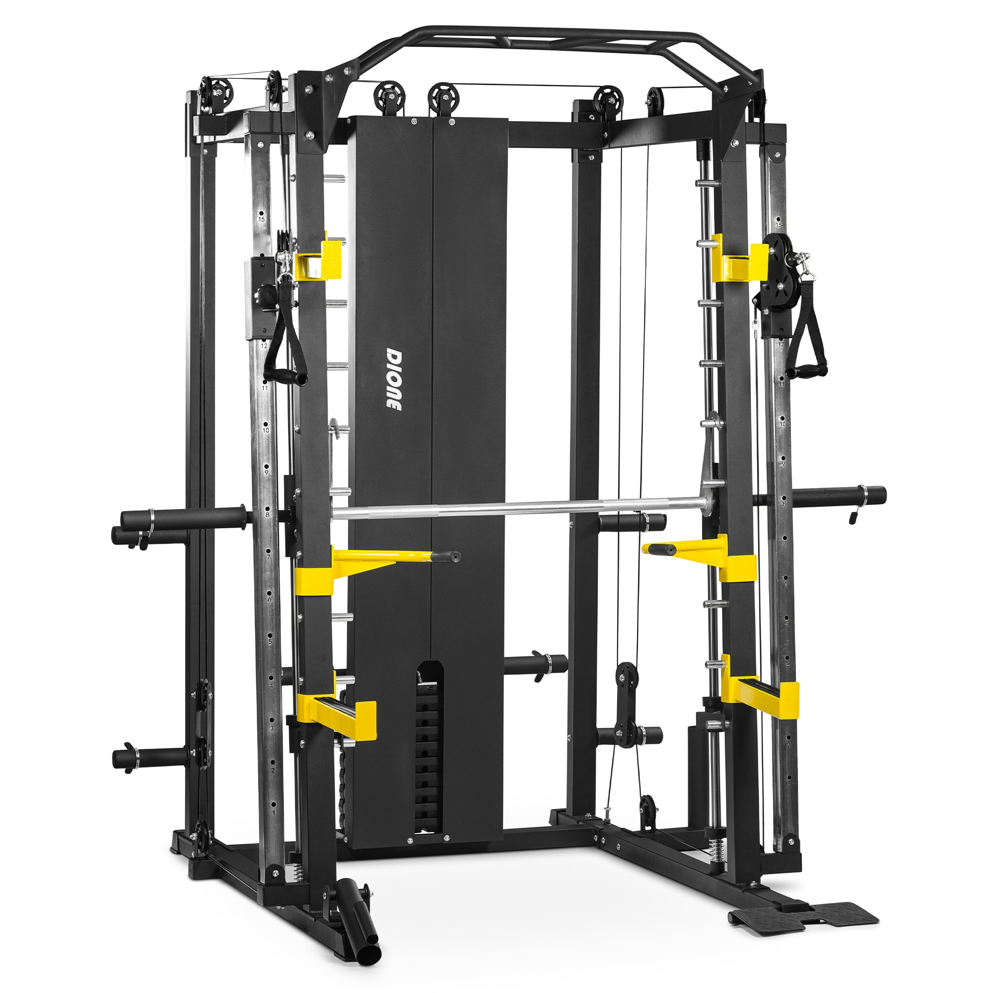 Dione S2 Smith Machine Cable Cross - 50kg Gewichten - Uitbreidbaar